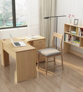 Bàn Làm Việc Văn Phòng Gỗ MDF Góc Chữ L - BG46