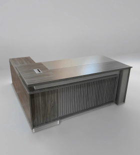 Bàn Giám Đốc Yếm Nan Dọc Mặt Nổi Độc Đáo - BGĐ135