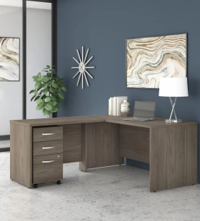 Bàn Làm Việc Văn Phòng Có Hộc Góc L - BG44