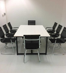 Bàn Họp Văn Phòng Chân Sắt 2m x 1m - BH6