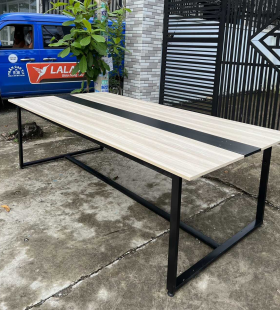 Bàn Họp Văn Phòng Chân Sắt 2m4 x 1m2 - BH5