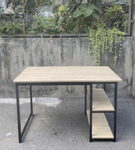 Bàn Làm Việc Văn Phòng 2 Kệ Sách - BLV9