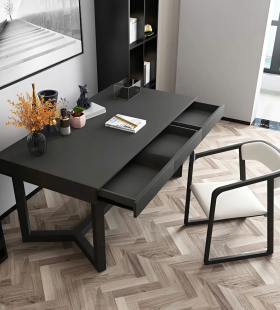 Bàn Làm Việc Chân Sắt Hộc Kéo Tiện Lợi - BLV127