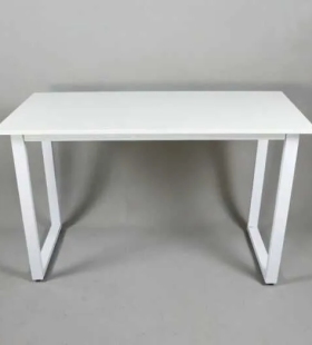 Bàn Làm Việc Văn Phòng Chân Sắt Trắng Chữ U - BLV5