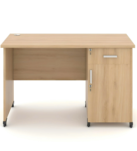 Bàn Làm Việc Gỗ Văn Phòng Hộc Đầy - BG1