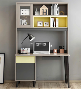 Bàn Làm Việc Kệ Sách Liền Bàn Hiện Đại - BLV132