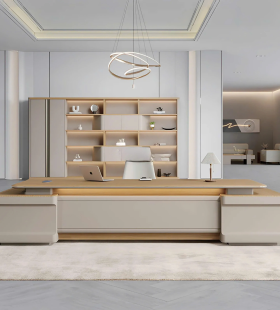 Bàn Giám Đốc Góc L Đa Năng Kiểu Mới - BGĐ94