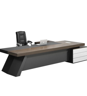 Bàn Lãnh Đạo Văn Phòng Góc L Kèm Tủ Phụ - BGĐ22