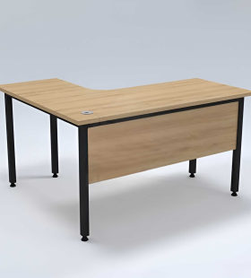 Bàn Làm Việc Văn Phòng Góc L Có Yếm - BLV33