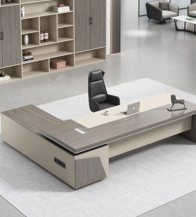 Bàn Giám Đốc Góc L Gỗ MDF Đẳng Cấp - BGĐ38