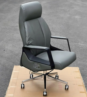 Ghế Giám Đốc Da Cao Cấp Tay Vịn Nhựa Kim Loại - GGĐ52