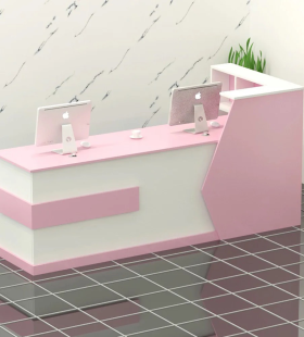 Quầy Lễ Tân Gỗ MDF Giá Rẻ - LT3