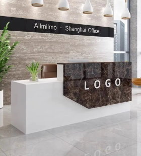 Quầy Lễ Tân Thiết Kế Độc Đáo - LT6