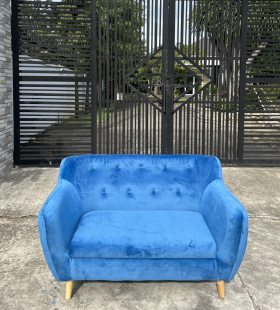Sofa Băng Xanh Nhung Giá Rẻ - SF1