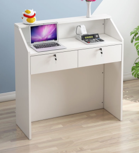 Quầy Lễ Tân Thiết Kế 2 Hộc Nhỏ Gọn - LT13