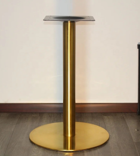 Chân Bàn Cafe Đế Tròn Mạ Vàng - PK4