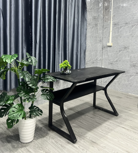 Bàn Làm Việc Gaming Chân K Uốn Có Kệ - BLV110