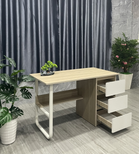 Bàn Làm Việc IKEA Văn Phòng Có Hộc Tủ - BLV46