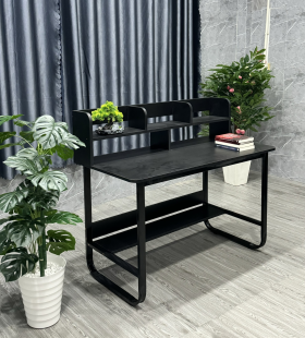 Bàn Làm Việc Gỗ Có Kệ Sách - BLV114