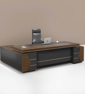 Bàn Giám Đốc Gỗ MDF Tạo Khối Tam Giác Hiện Đại - BGĐ141