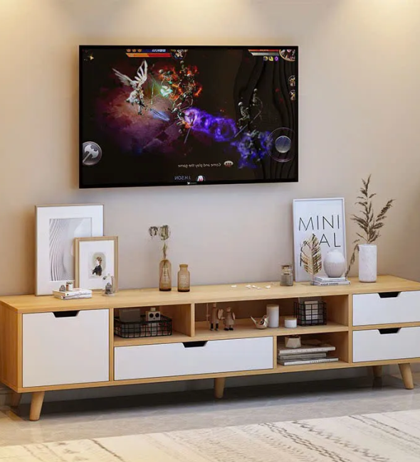  Kệ Tivi Gỗ Nhiều Ngăn Kéo Tiện Lợi - KTV6