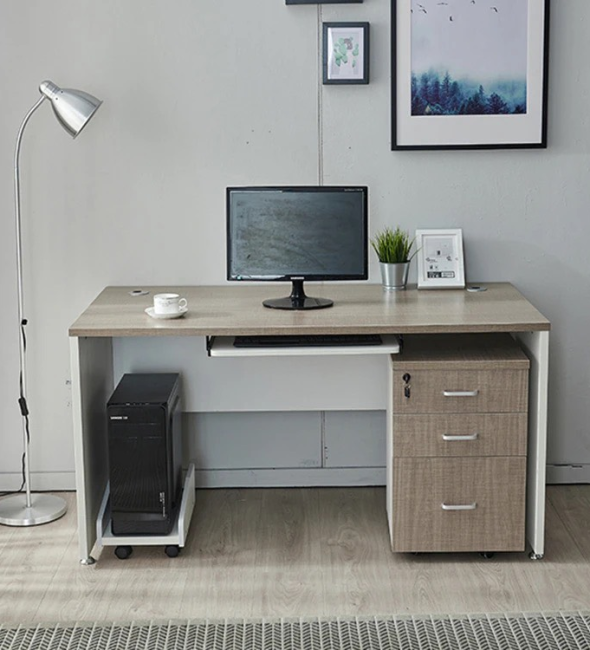 Bàn Làm Việc Gỗ MDF Có Kệ Đựng CPU - BG14