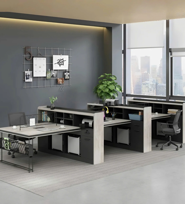 Bàn Nhóm Làm Việc 6 Người Hiện Đại - BC68