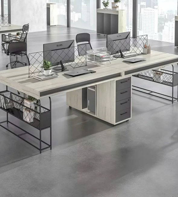 Cụm Bàn Làm Việc Thông Minh Nhóm 4 Người - BC65
