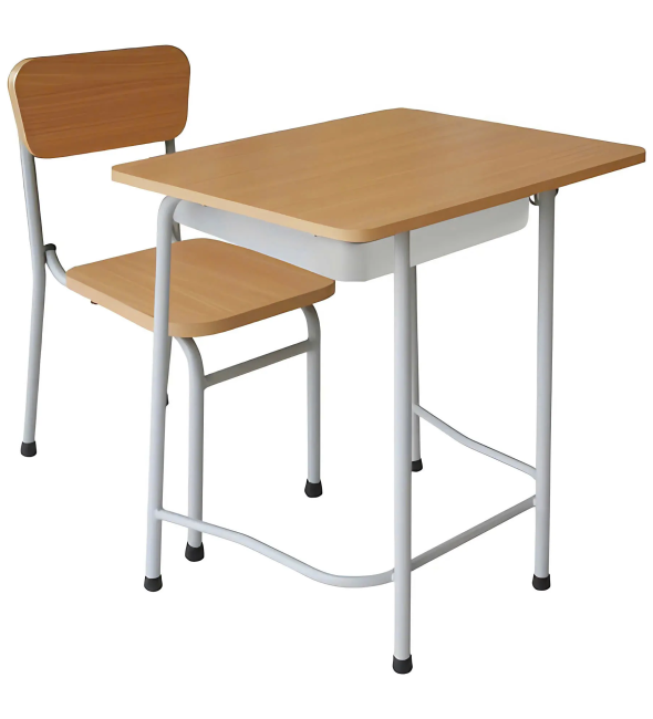 Bàn Ghế Học Sinh Đơn Khung Sắt Cao Cấp - BGHS24