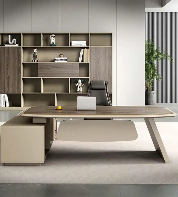 Bàn Giám Đốc Hiện Đại Chân Nghiêng Độc Đáo - BGĐ102