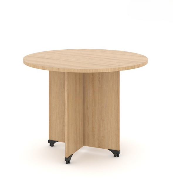 Bàn Văn Phòng Tròn Gỗ MDF Cao Cấp- BG41