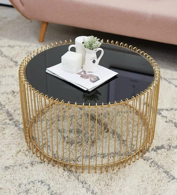 Bàn Trà Sofa Khung Sắt Lồng Chim - BT3