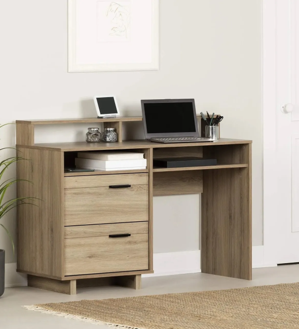 Bàn Văn Phòng Làm Việc Gỗ Có Hộc - BG34