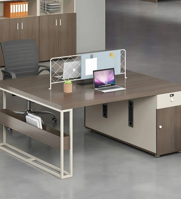  Cụm Bàn Làm Việc 2 Người Vách Lưới Đẹp - BC100