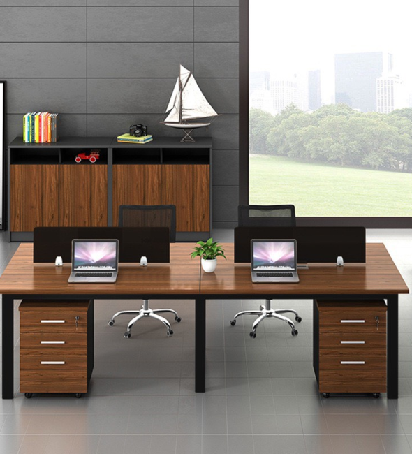 Bàn Cụm Văn Phòng Làm Việc Nhóm 4 Người 2m4 - BC6