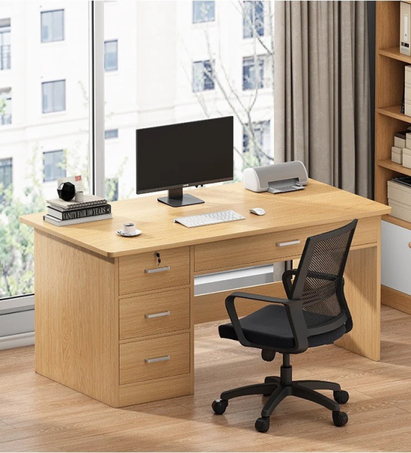 Bàn Làm Việc Gỗ Sang Trọng 3 Hộc  - BG13