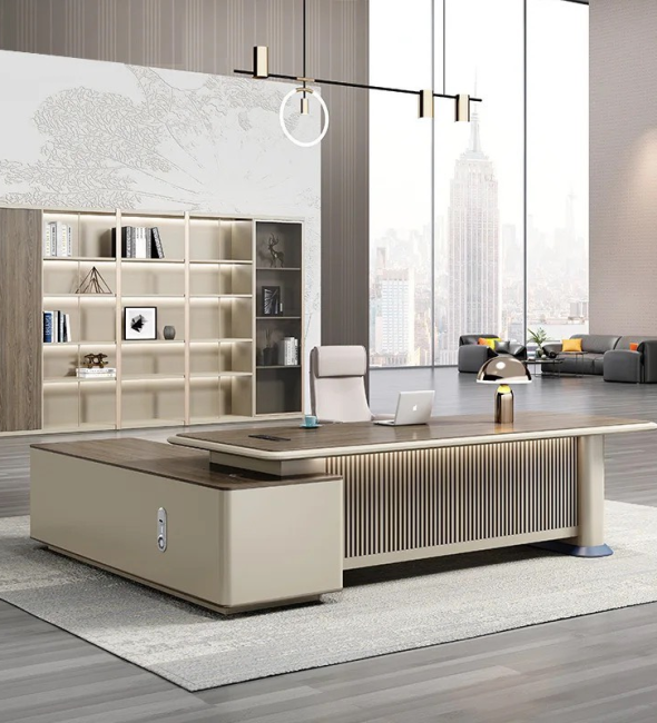 Bàn Giám Đốc Văn Phòng chữ L Cao Cấp Đẹp - BGĐ41