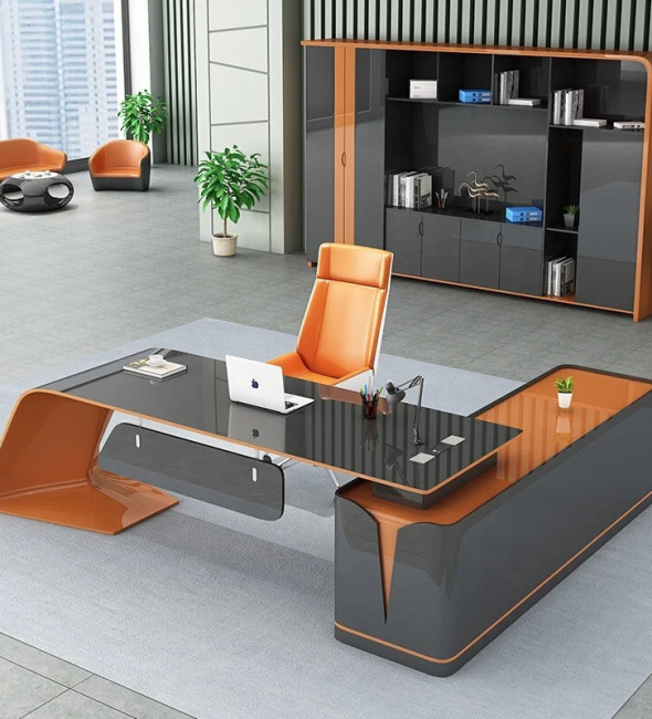 Bàn Giám Đốc Văn Phòng Góc L Yếm Lửng - BGĐ59