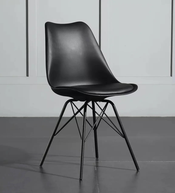 Ghế Cà Phê Eames Nệm Chân Sắt - CF7