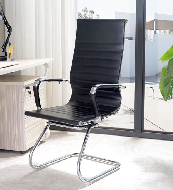 Ghế Phòng Họp Chân Quỳ Nhún Da Lưng Cao - GQ5