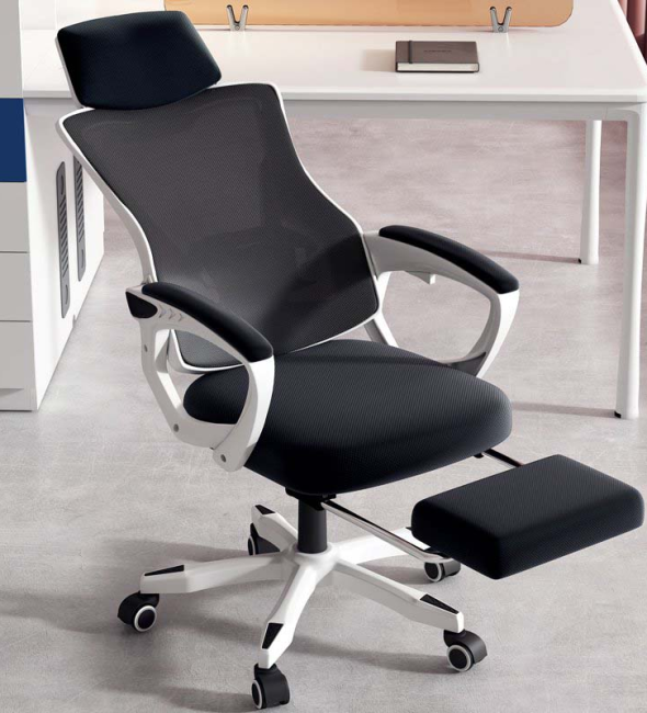 Ghế Xoay Công Thái Học Có Gác Chân Nệm - CTH6