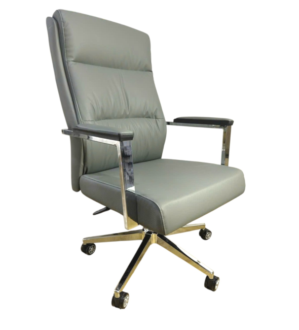 Ghế Giám Đốc Da PU Chân Inox Tay Mạ Crom Hiện Đại - GGĐ42