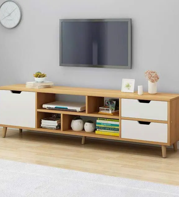 Kệ Tivi Gỗ Hiện Đại Kết Hợp Ngăn Kéo - KTV4