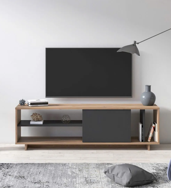  Kệ Tivi Gỗ Kiểu Dáng Mở Đơn Giản Hiện Đại - KTV10 