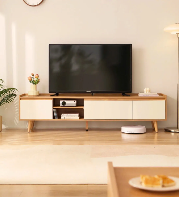 Kệ Tivi Gỗ Tối Giản Hiện Đại Cho Phòng Khách - KTV8
