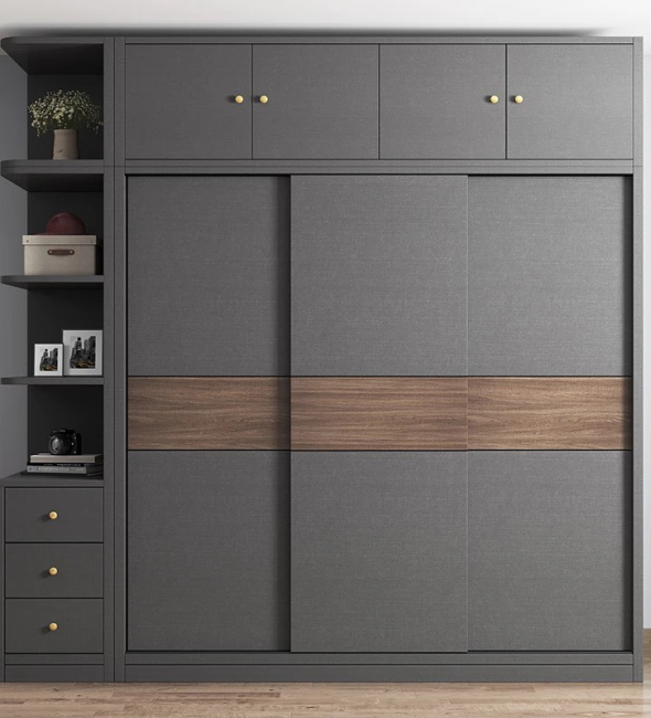 Tủ Quần Áo Cửa Lùa 3 Cánh - TQA18