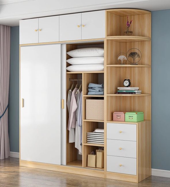 Tủ Quần Áo Cửa Lùa Kiểu Nhật - TQA15