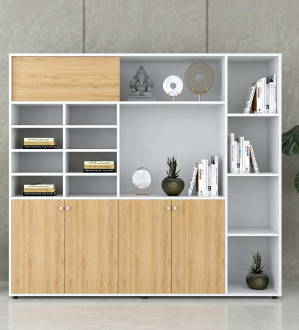 Tủ Văn Phòng Gỗ MDF Đa Chức Năng  - THS44