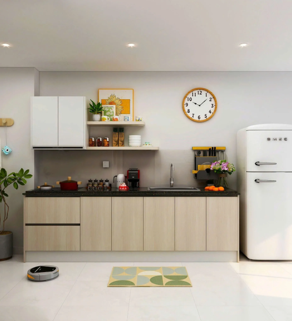 Tủ Bếp Thiết Kế Tối Giản Tinh Tế - TB24