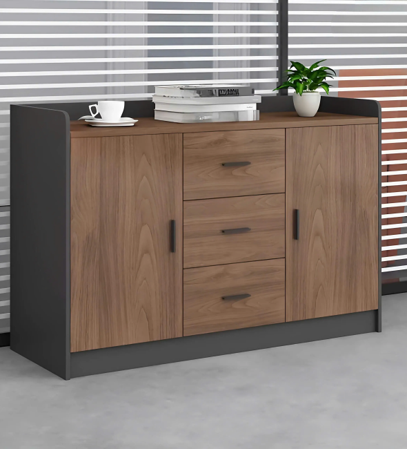 Tủ Tài Liệu Thấp 1m2 Tiện Lợi Đẹp - THS268